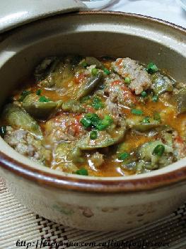 肉香茄子煲的做法 肉香茄子煲的做法