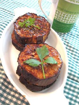 烤茄瓜“漢堡”的做法 烤茄瓜“漢堡”的做法