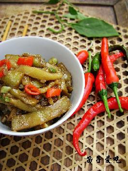 辣香茄條的做法 辣香茄條的做法