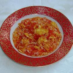 番茄雞蛋燴飯的做法 番茄雞蛋燴飯的做法