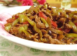 青椒豆瓣牛肉絲的做法 青椒豆瓣牛肉絲的做法
