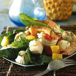 菠蘿甜椒海鮮沙拉的做法 菠蘿甜椒海鮮沙拉的做法