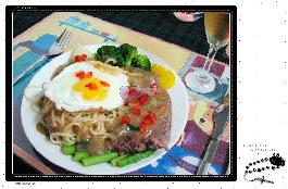 黑椒蘑菇醬牛排餐的做法 黑椒蘑菇醬牛排餐的做法