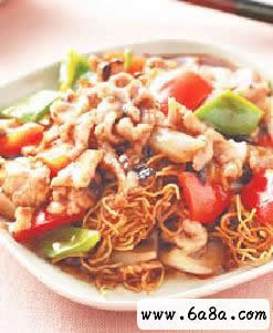 豉椒肉片面的做法 豉椒肉片面的做法