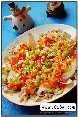 蒜蓉粉絲蒸蟶子的做法 蒜蓉粉絲蒸蟶子的做法