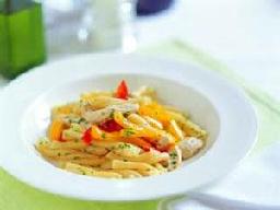 甜椒雞肉辮子面的做法 甜椒雞肉辮子面的做法