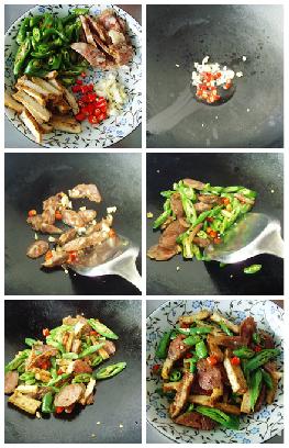 尖椒豆干炒臘腸的做法 尖椒豆干炒臘腸的做法