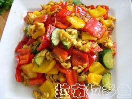 彩椒醬炒雞蛋的做法 彩椒醬炒雞蛋的做法