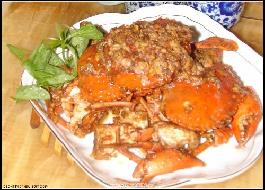 咸蛋黃椒香蟹的做法 咸蛋黃椒香蟹的做法