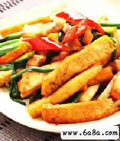 五花肉炒豆干的做法 五花肉炒豆干的做法