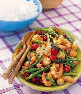 菜花咖喱蝦的做法 菜花咖喱蝦的做法