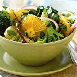 青花菜柳橙沙拉的做法 青花菜柳橙沙拉的做法