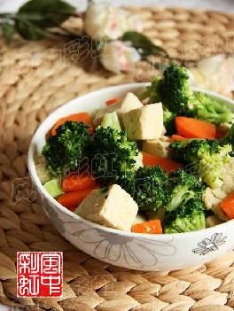 西蘭花凍豆腐的做法 西蘭花凍豆腐的做法