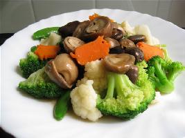 雙花扒時蔬的做法 雙花扒時蔬的做法