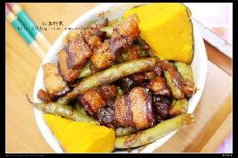 紅燒肉燉南瓜豆角的做法 紅燒肉燉南瓜豆角的做法