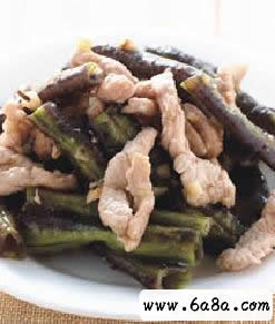 長豆炒肉絲的做法 長豆炒肉絲的做法