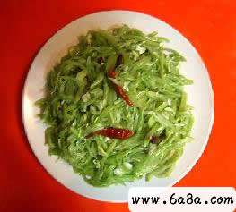 辣炒扁豆絲的做法 辣炒扁豆絲的做法