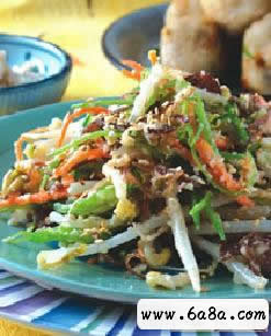 素炒豆渣的做法 素炒豆渣的做法