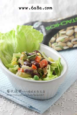 開心果腰豆蜜柚雜蔬沙拉的做法 開心果腰豆蜜柚雜蔬沙拉的做法