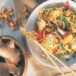 豆腐腰果炒面的做法 豆腐腰果炒面的做法