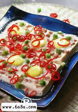 五光十色蒸豆腐-的做法 五光十色蒸豆腐-的做法