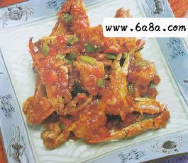 辣燒梭蟹的做法 辣燒梭蟹的做法