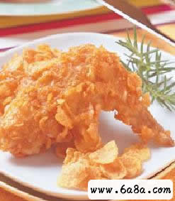 玉米片辣味炸雞翅的做法 玉米片辣味炸雞翅的做法
