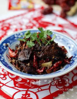 麻辣“牛肉”干的做法 麻辣“牛肉”干的做法