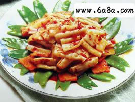 鮮辣花枝片的做法 鮮辣花枝片的做法