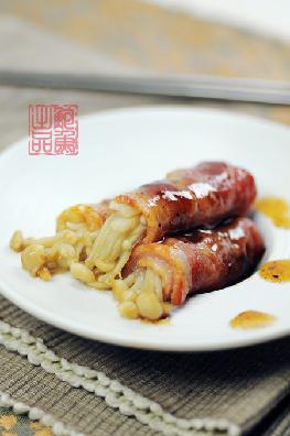 金針馬蹄培根卷的做法 金針馬蹄培根卷的做法