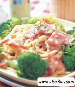 奶油培根圓面的做法 奶油培根圓面的做法