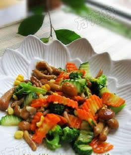 田園小炒的做法 田園小炒的做法