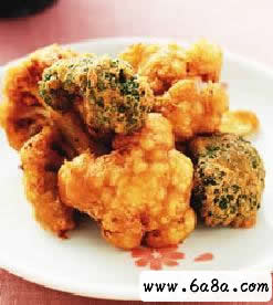 酥炸雙色咖哩花椰的做法 酥炸雙色咖哩花椰的做法