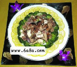 鮑汁雞片松茸的做法 鮑汁雞片松茸的做法