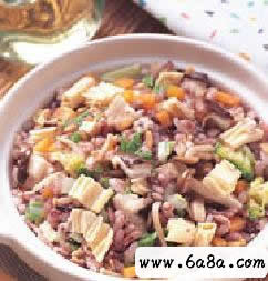 素什錦煲飯的做法 素什錦煲飯的做法