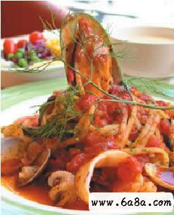 海鮮蕃茄細(xì)扁面的做法 海鮮蕃茄細(xì)扁面的做法