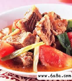 蔥燒蕃茄燉牛肉的做法 蔥燒蕃茄燉牛肉的做法