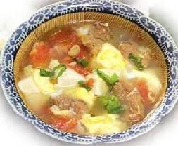 西紅柿肉片湯的做法 西紅柿肉片湯的做法