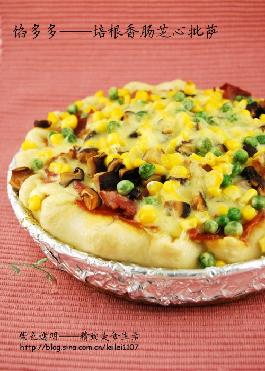 培根香腸芝心批薩自制批薩醬的做法 培根香腸芝心批薩自制批薩醬的做法