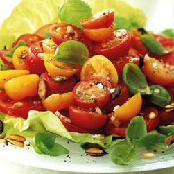 蒜味雙色西紅柿沙拉的做法 蒜味雙色西紅柿沙拉的做法
