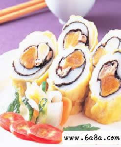 蛋黃花枝卷的做法 蛋黃花枝卷的做法