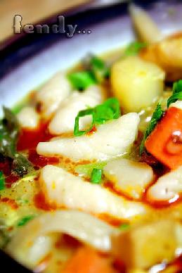 美味的什錦麻食(貓耳朵)的做法 美味的什錦麻食(貓耳朵)的做法