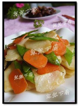 馬蹄三色素的做法 馬蹄三色素的做法