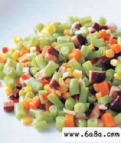 三色四季豆的做法 三色四季豆的做法