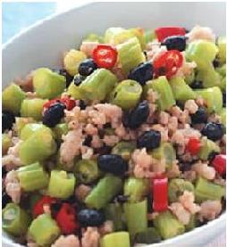 辣炒四季豆末的做法 辣炒四季豆末的做法