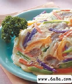 蔬菜總匯煎餅的做法 蔬菜總匯煎餅的做法