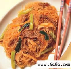 蠔油牛肉炒米粉的做法 蠔油牛肉炒米粉的做法