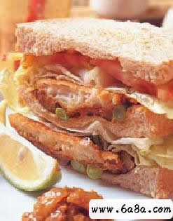 咖哩魚排三明治的做法 咖哩魚排三明治的做法