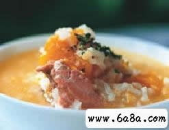 鮭魚南瓜稀飯的做法 鮭魚南瓜稀飯的做法