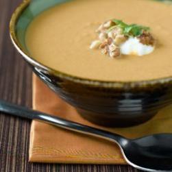 咖喱南瓜加州核桃濃湯的做法 咖喱南瓜加州核桃濃湯的做法